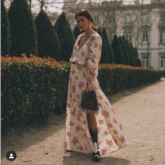 Last🔥Mango trendy floral dress bloggers fav - Picture 15 of 16